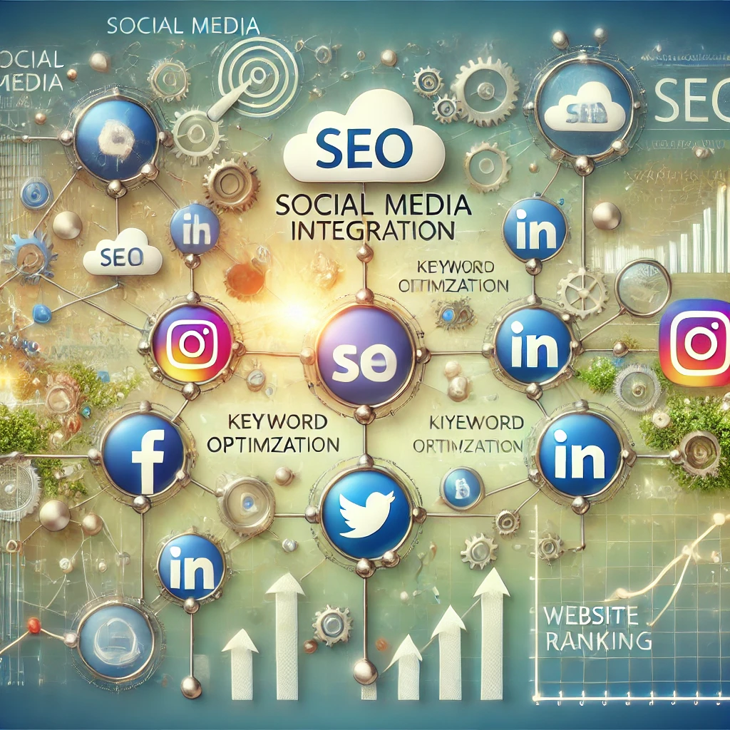 Social media integration for seo